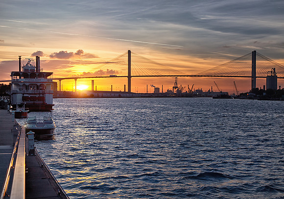 Sunset on River Street