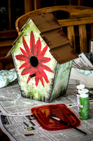 Vickie Clutter - Painted Birdhouse